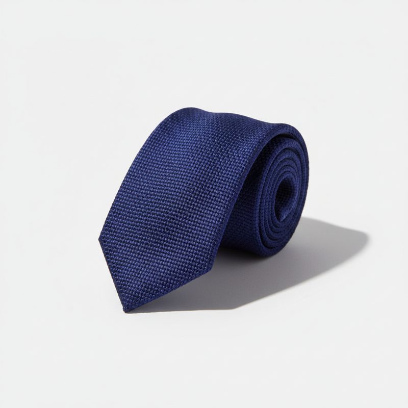 Cobalt Textured Knotted Formal Tie