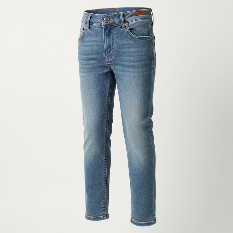 Indigo Slim Fit Five Pocket Jeans