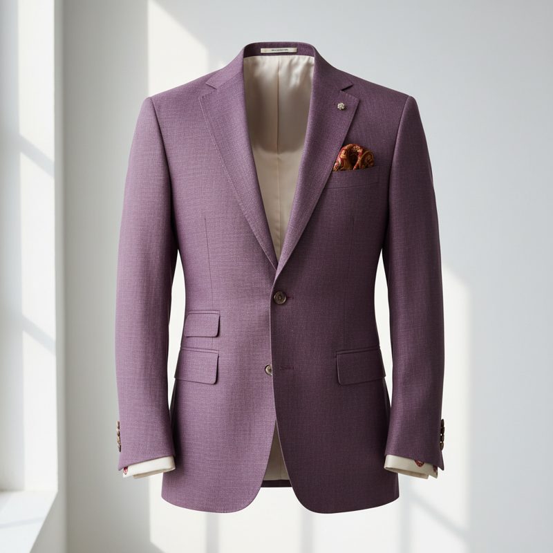 Amethyst Tailored Fit Wool Blazer