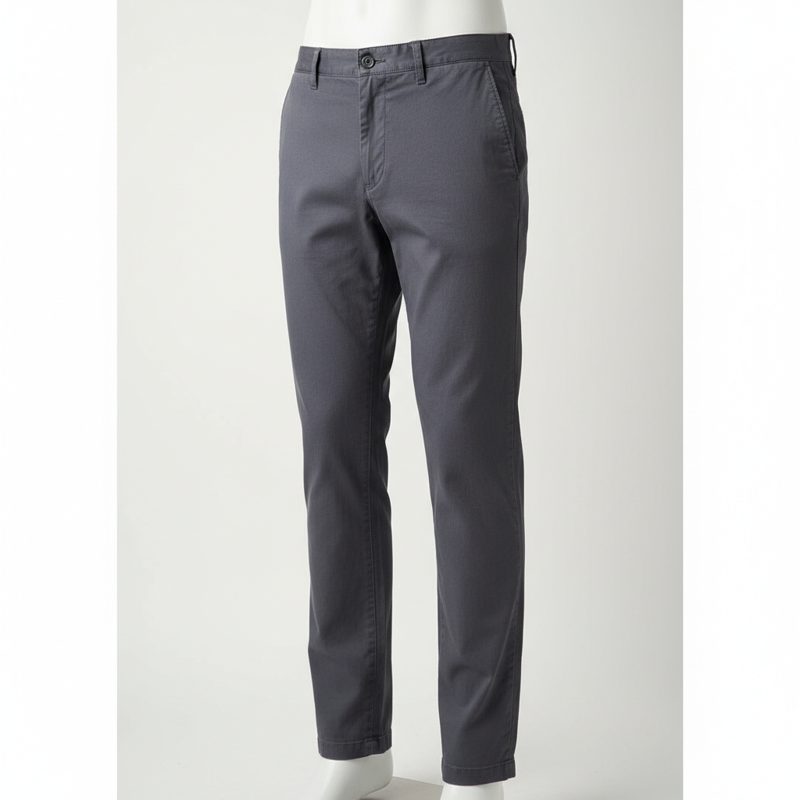 Graphite Slim Fit Twill Chinos