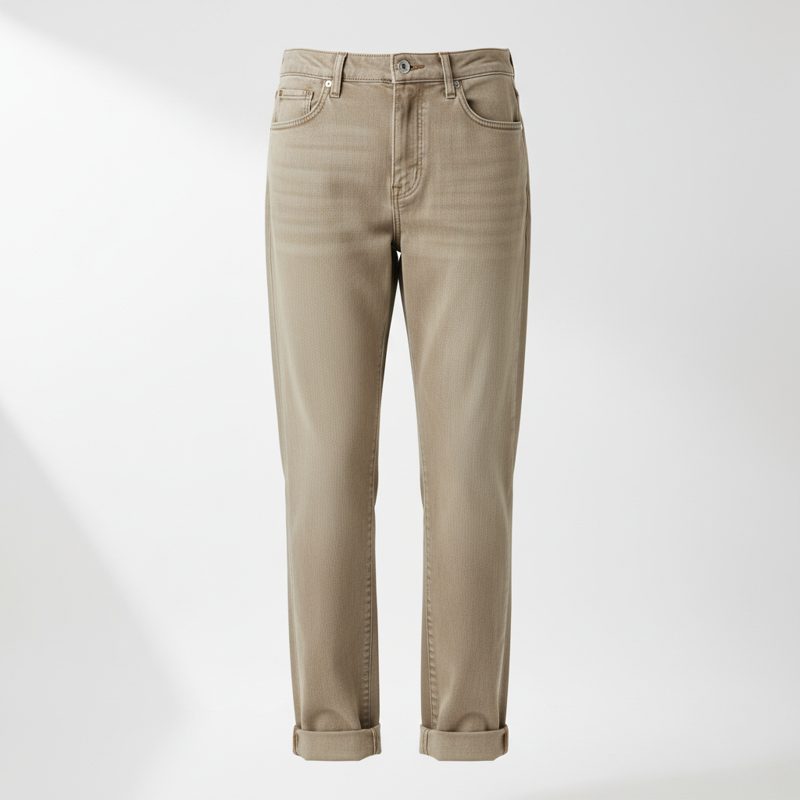 Stone Slim Fit Cropped Jeans